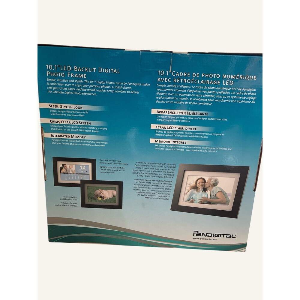 NEW PanImage PanDigital LARGE 10 Inch Digital Led Photo Frame Remote Control - Picture 2 of 6